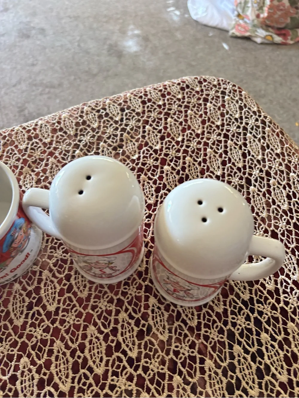 Campbell's Red & White Soup Mug and Shaker Set - Retro Kitchen Drinkware